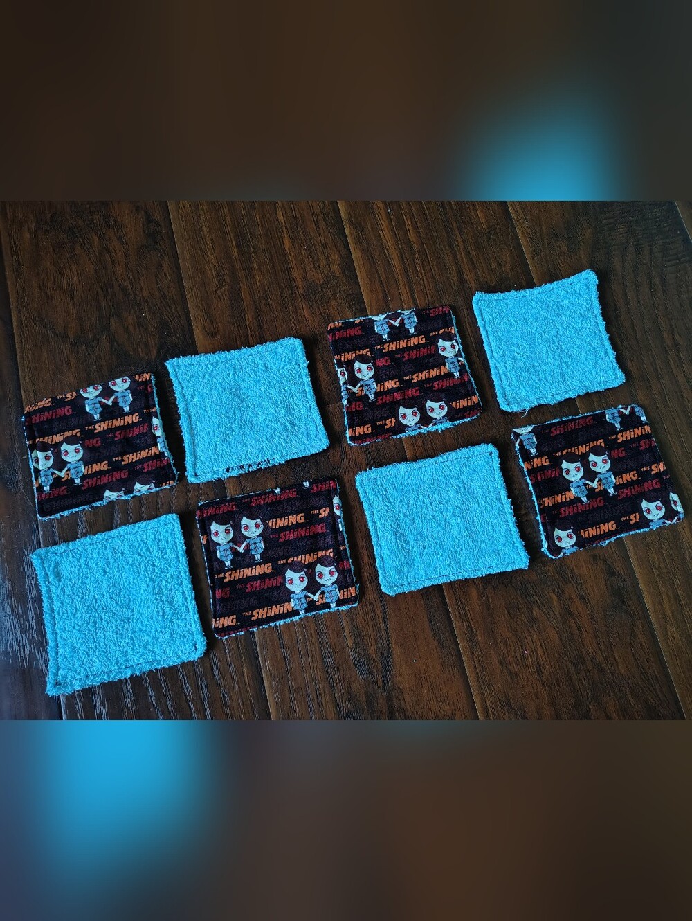 Handmade reusable cotton makeup wipes squares eco friendly gift